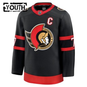 Barn Ishockey Ottawa Senators tröja Fanatics Premium Brady Tkachuk 2024-25 Svart Hemma